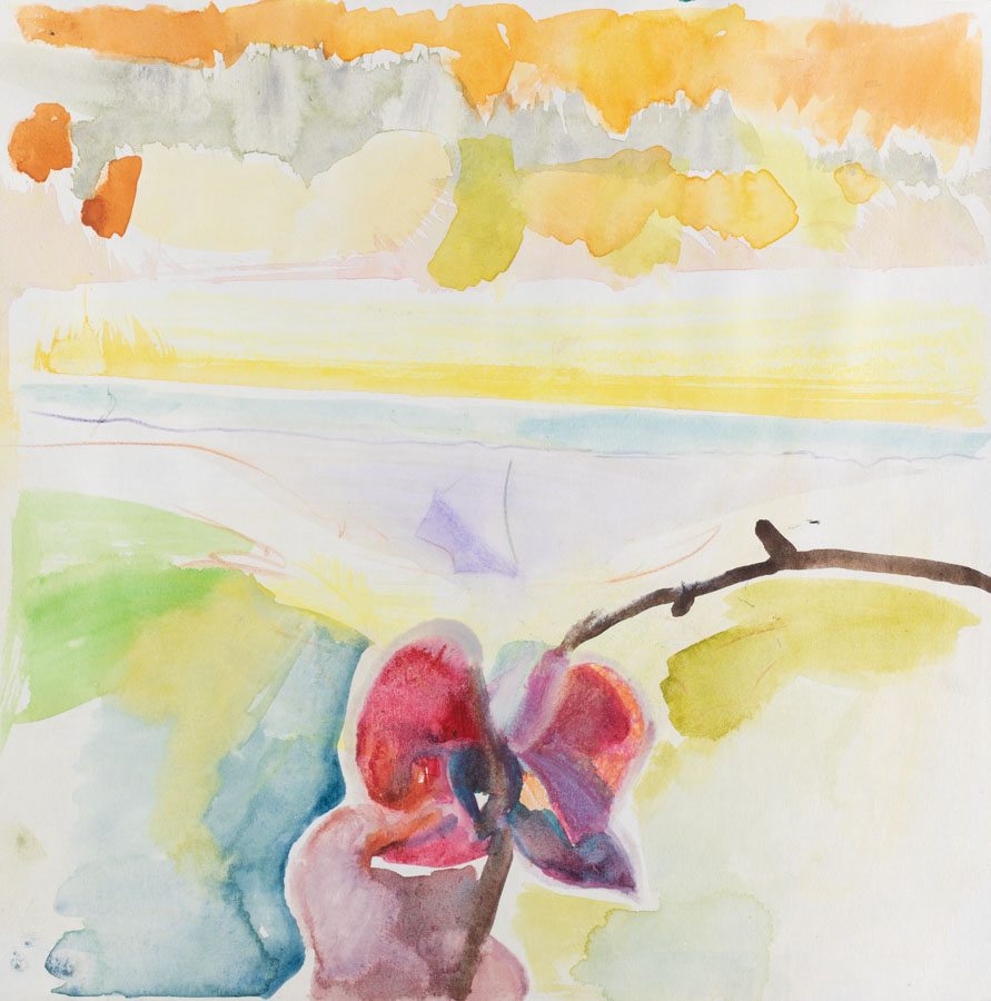 Untitled. Watercolour on Paper. 25 x 25 cm