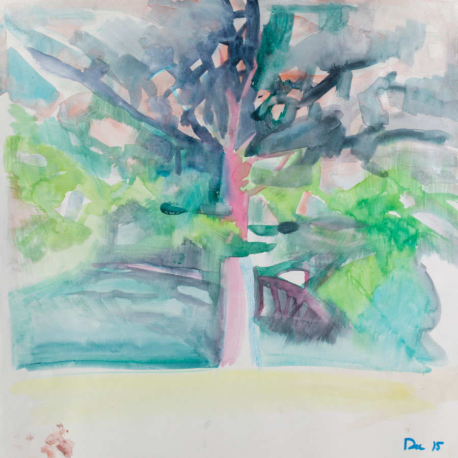 Untitled. Watercolour on Paper. 32 x 32 cm