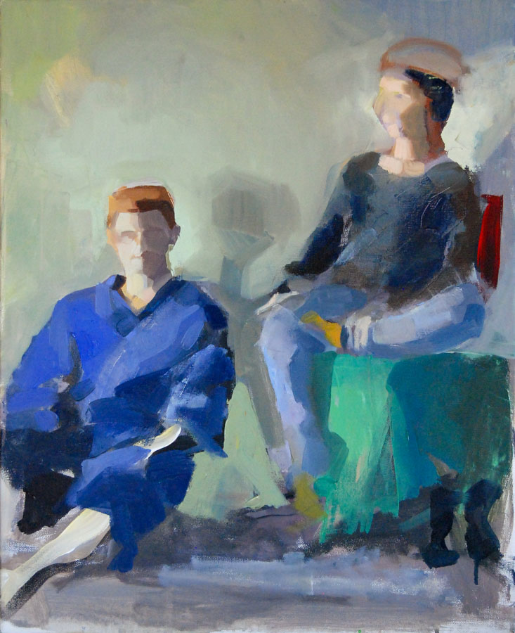 Strike a Pose | Couple | Cool Light | Oil Painting