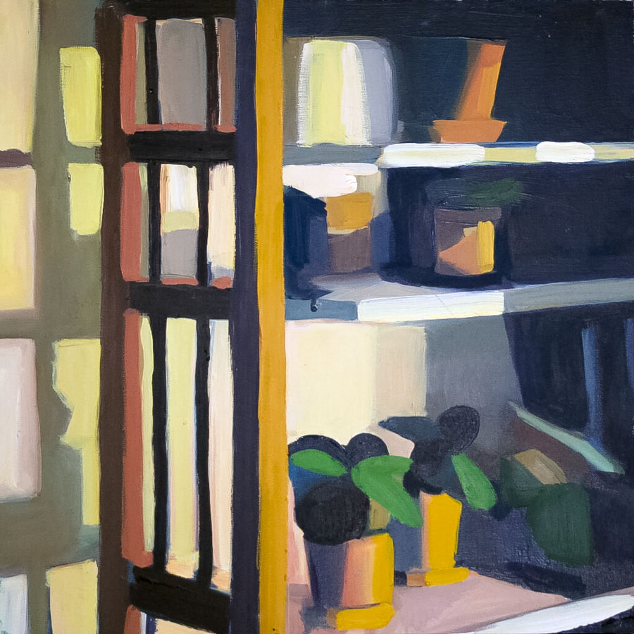 Violets | Shelf | Oil Painting